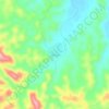 Mapa topográfico Shepte, altitud, relieve