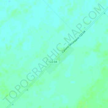 Mapa topográfico Graciarena, altitud, relieve