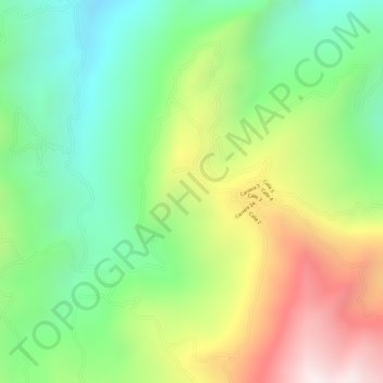 Mapa topográfico San Lorenzo, altitud, relieve