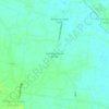 Mapa topográfico Kampung Tanah Merah, altitud, relieve