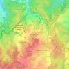 Mapa topográfico Ehestorf, altitud, relieve