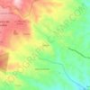 Mapa topográfico Xocotla, altitud, relieve