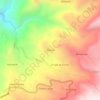 Mapa topográfico Chilchil, altitud, relieve