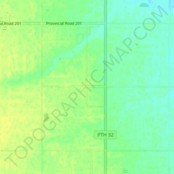 Mapa topográfico Hochfeld, altitud, relieve