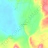 Mapa topográfico Los Humeros, altitud, relieve