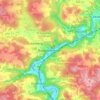 Mapa topográfico Rupprechtstegen, altitud, relieve