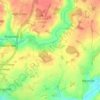 Mapa topográfico Cold Christmas, altitud, relieve