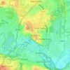 Mapa topográfico Dudsbury, altitud, relieve