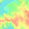 Mapa topográfico Moffat, altitud, relieve