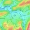 Mapa topográfico Bigge, altitud, relieve