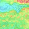 Mapa topográfico Bleichnau, altitud, relieve
