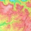 Mapa topográfico Altenbach, altitud, relieve