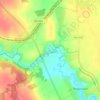 Mapa topográfico Малая Слободка, altitud, relieve