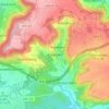 Mapa topográfico Pühlheim, altitud, relieve
