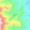 Mapa topográfico Cristalina Parte Alta, altitud, relieve