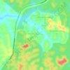 Mapa topográfico FELDA Keratong 9, altitud, relieve