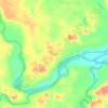 Mapa topográfico Pano, altitud, relieve