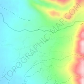 Mapa topográfico Lomitas, altitud, relieve
