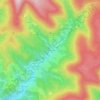 Mapa topográfico Moosmatte, altitud, relieve