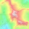 Mapa topográfico Snowmass Mountain, altitud, relieve
