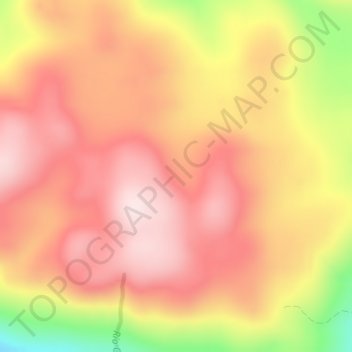 Mapa topográfico Chiloé, altitud, relieve