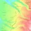 Mapa topográfico Checa, altitud, relieve