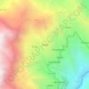 Mapa topográfico Pumpu, altitud, relieve