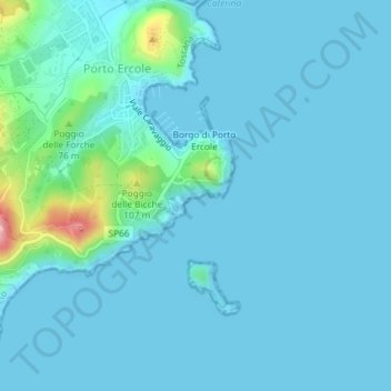 Mapa topográfico Le Viste, altitud, relieve