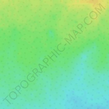 Mapa topográfico Parque Nacional del Este, altitud, relieve