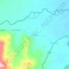 Mapa topográfico Guismi, altitud, relieve