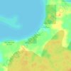 Mapa topográfico Divino Estirito Santo, altitud, relieve