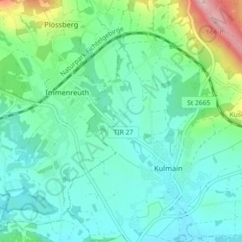 Mapa topográfico Ziegelhütte, altitud, relieve