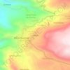 Mapa topográfico Apachita, altitud, relieve