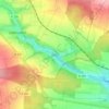 Mapa topográfico Zella, altitud, relieve