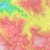 Mapa topográfico Cambedo, altitud, relieve