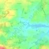 Mapa topográfico Le Brossay, altitud, relieve