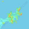 Mapa topográfico Armação dos Búzios, altitud, relieve