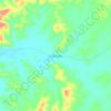 Mapa topográfico Sube y Baja, altitud, relieve