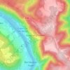 Mapa topográfico Graacher Schäferei, altitud, relieve