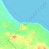 Mapa topográfico Taiba, altitud, relieve