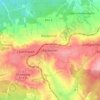 Mapa topográfico Käswasser, altitud, relieve