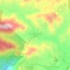 Mapa topográfico Kampung Kuak Hulu, altitud, relieve
