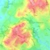 Mapa topográfico Apedale, altitud, relieve