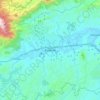 Mapa topográfico Resende, altitud, relieve