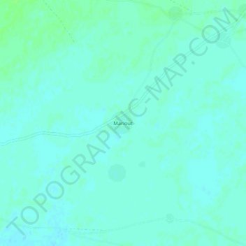 Mapa topográfico Mariout, altitud, relieve