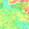 Mapa topográfico Catrimalal, altitud, relieve