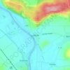 Mapa topográfico Latferde, altitud, relieve