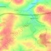 Mapa topográfico Limbach, altitud, relieve