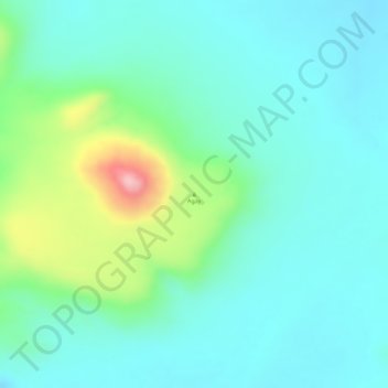 Mapa topográfico Agay, altitud, relieve