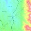 Mapa topográfico Farallones, altitud, relieve